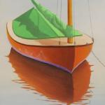 Catboat with Green 28x8