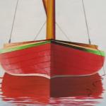 Cherry Red Catboat 28x8