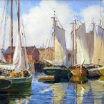 Fishing Fleet c1900
 Gloucester Harbor 12x24