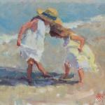 Beach Dancing 12x12