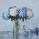 "Light Blue Hydrangea Revisited"
30x30