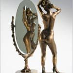 "Ruth mit Spiegel"
Bronze