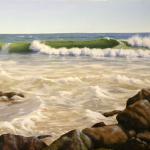 "Montauk Waves" 14x22
Original Oil 