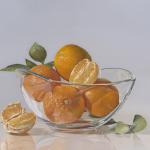 Oranges in Bowl 20x32