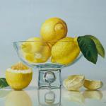 Lemons in Glass 18x24