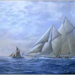 "Schooner Waterwich" 24x36
Original Oil 