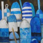 "Little Blue Buoys"
24x24