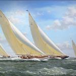 "NYYC Cruise Race" 28x42
Original Oil 