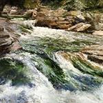 "Ausable Falls" 45x49
