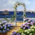 "Harbor Hydrangeas" 24x20