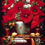 Tuscan Red Poppies with Lemon Blossoms
28 x 22