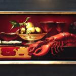 Newport Evening Dining w Lobster, 12 x 36